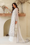 Zarif Meesa Sequins Embroidered Net Unstitched 3Pc Suit - Meehar