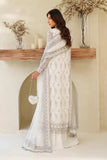 Zarif Meesa Sequins Embroidered Net Unstitched 3Pc Suit - Meehar