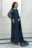 Zarif Inara Sequins Embroidered Net Unstitched 3Pc Suit ZRI-02 MELISA