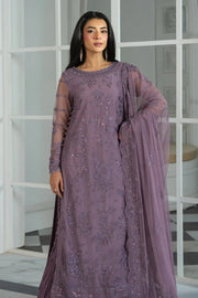 Zarif Inara Sequins Embroidered Net Unstitched 3Pc Suit ZRI-03 NISA