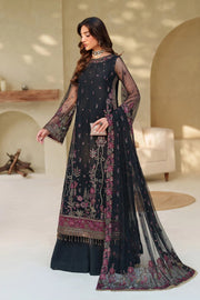 Zarif Meesa Sequins Embroidered Net Unstitched 3Pc Suit - Jemiha