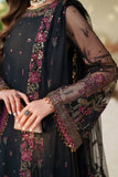Zarif Meesa Sequins Embroidered Net Unstitched 3Pc Suit - Jemiha