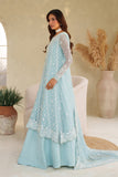 Zarif Meesa Sequins Embroidered Chiffon Unstitched 3Pc Suit - Munaar