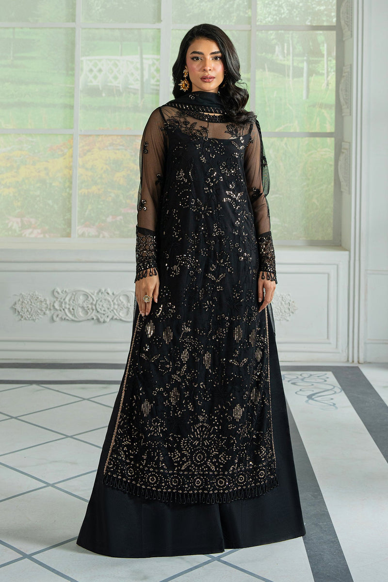 Zarif Inara Sequins Embroidered Net Unstitched 3Pc Suit ZRI-05 BEYZA