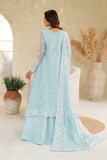 Zarif Meesa Sequins Embroidered Chiffon Unstitched 3Pc Suit - Munaar