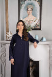 HemStitch Basic Bliss Arabic Lawn Stitched 2Piece Suit - Bluebell