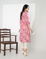 Hemstitch Winter Pret 2 Piece Printed Khaddar Suit WP-01 Mina
