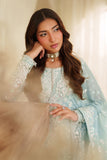 Zarif Meesa Sequins Embroidered Chiffon Unstitched 3Pc Suit - Munaar