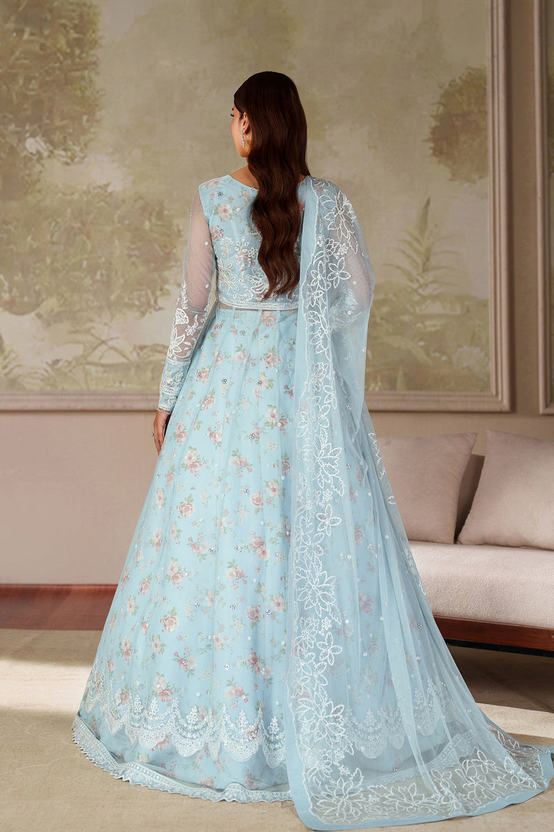 Zarif Zaneera Embroidered Net Unstitched 3Pc Suit ZRF-ZPE-02 AROOSH