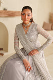 Zarif Meesa Sequins Embroidered Net Unstitched 3Pc Suit - Lemha