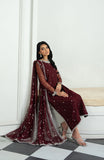 Zarif Arzu Embroidered Net Unstitched 3Pc Suit UNST-HW-04 SOLENA