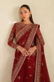 Zarif Meesa Sequins Embroidered Chiffon Unstitched 3Pc Suit - Sumrah