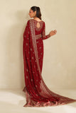 Zarif Meesa Sequins Embroidered Chiffon Unstitched 3Pc Suit - Sumrah