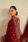 Zarif Meesa Sequins Embroidered Chiffon Unstitched 3Pc Suit - Sumrah