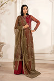 Zarif Formals Sequins Embroidered Net Unstitched 3Pc Suit ZFE-02 ALISON