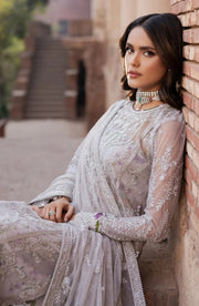 Zarif Shehnai Embroidered Luxury Net Unstitched 3Pc Suit ZS-04 BARSHA