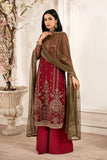 Zarif Formals Sequins Embroidered Net Unstitched 3Pc Suit ZFE-02 ALISON