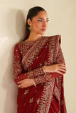 Zarif Meesa Sequins Embroidered Chiffon Unstitched 3Pc Suit - Sumrah