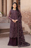 Zarif Shehnai Embroidered Luxury Net Unstitched 3Pc Suit ZS-10 SEMIRA
