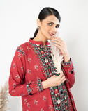 Hemstitch Winter Pret 2 Piece Printed Khaddar Suit WP-05 Zeenia