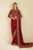 Zarif Meesa Sequins Embroidered Chiffon Unstitched 3Pc Suit - Sumrah