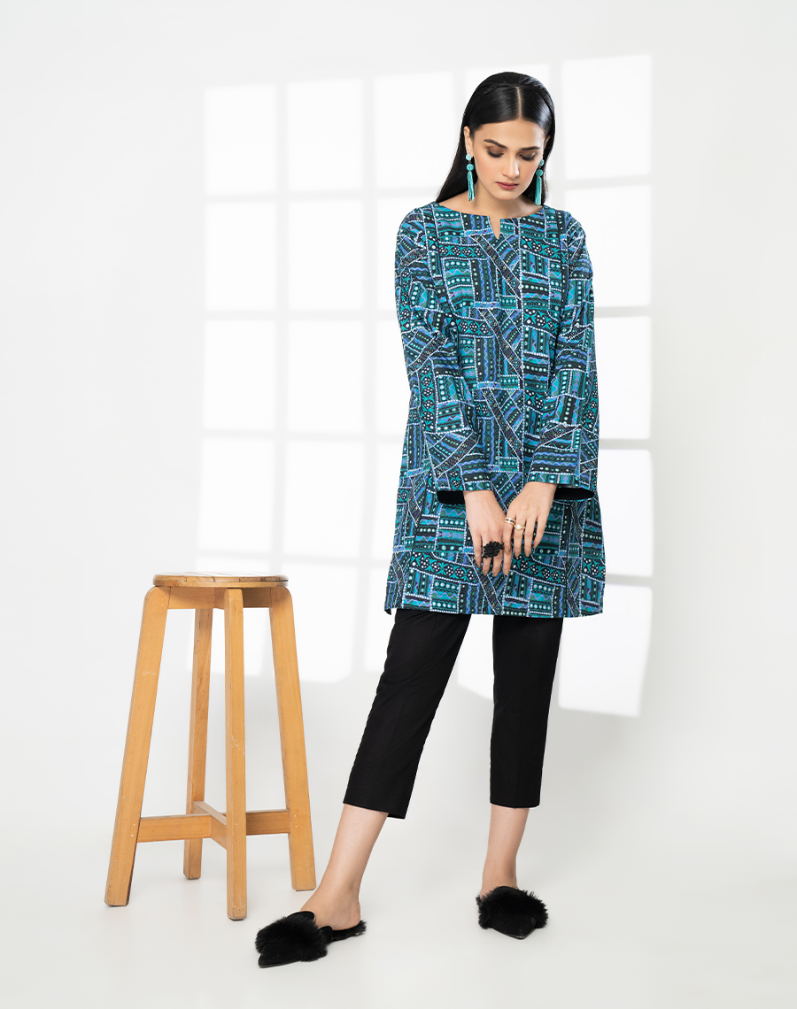 Hemstitch Winter Pret 2 Piece Printed Khaddar Suit WP-06 Tara