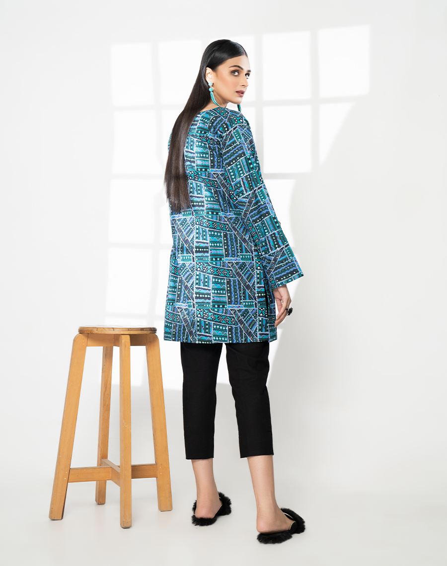 Hemstitch Winter Pret 2 Piece Printed Khaddar Suit WP-06 Tara