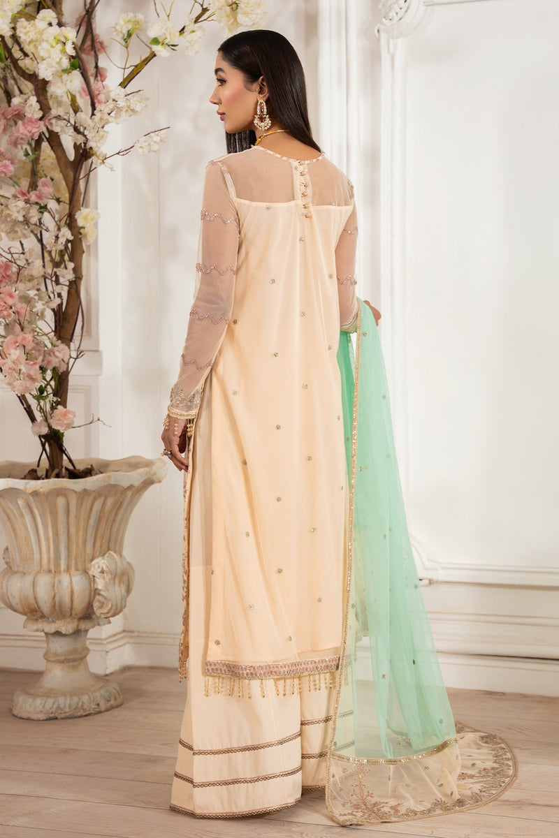 Zarif Heer Sequins Embroidered Net Unstitched 3Pc Suit Z-05 ZORAIZ