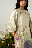 Zarposh Folds Ready to Wear Womens 2Piece Crepe Fabric Suit - AERIS
