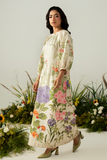 Zarposh Folds Ready to Wear Womens 2Piece Crepe Fabric Suit - AERIS