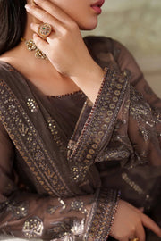 Zarif Zaneera Embroidered Net Unstitched 3Pc Suit ZRF-ZPE-08 MAHVEER