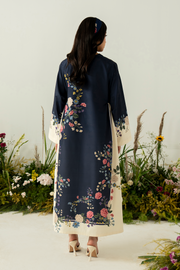 Zarposh Folds Ready to Wear Womens 2Piece Crepe Fabric Suit - SEREN