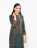 Hemstitch Winter Pret 2 Piece Printed Khaddar Suit WP-04 Emily