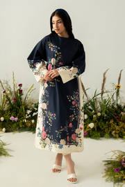 Zarposh Folds Ready to Wear Womens 2Piece Crepe Fabric Suit - SEREN