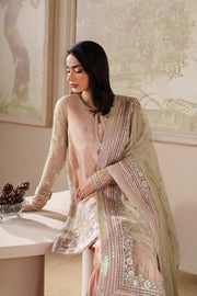 Zarif Zaneera Embroidered Net Unstitched 3Pc Suit ZRF-ZPE-04 SERIYAH
