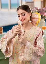 Kanwal Malik Mira Summer Lawn Unstitched Embroidered 3Pc Suit - Milaa