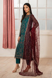 Zarif Heer Sequins Embroidered Net Unstitched 3Pc Suit Z-06 NUHA