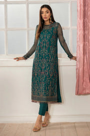 Zarif Heer Sequins Embroidered Net Unstitched 3Pc Suit Z-06 NUHA