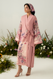 Zarposh Folds Ready to Wear Womens 2Piece Crepe Fabric Suit - FLORIN