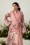 Zarposh Folds Ready to Wear Womens 2Piece Crepe Fabric Suit - FLORIN