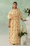 Zarposh Folds Ready to Wear Womens 2Piece Crepe Fabric Suit - PETRA
