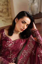 Zarif Zaneera Embroidered Net Unstitched 3Pc Suit ZRF-ZPE-07 FALEK
