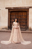 Zarif Shehnai Embroidered Luxury Net Unstitched 3Pc Suit ZS-03 HEER
