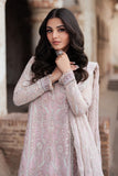 Zarif Shehnai Embroidered Luxury Chiffon Unstitched 3Pc Suit ZS-07 MANARA