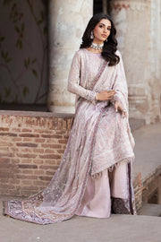 Zarif Shehnai Embroidered Luxury Chiffon Unstitched 3Pc Suit ZS-07 MANARA