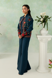 Zarposh Folds Ready to Wear Womens 2Piece Crepe Fabric Suit - NOAE