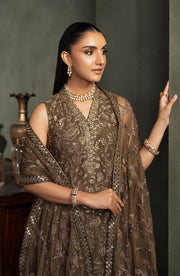 Heritage by Zarif Embroidered Net Unstitched 3Pc Suit ZHF 06 ZHALAY