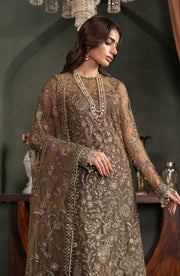 Heritage by Zarif Embroidered Net Unstitched 3Pc Suit ZHF 06 ZHALAY