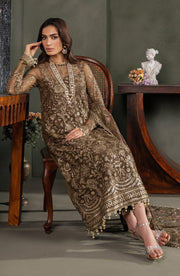 Heritage by Zarif Embroidered Net Unstitched 3Pc Suit ZHF 06 ZHALAY