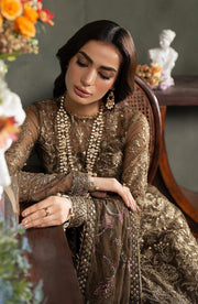 Heritage by Zarif Embroidered Net Unstitched 3Pc Suit ZHF 06 ZHALAY